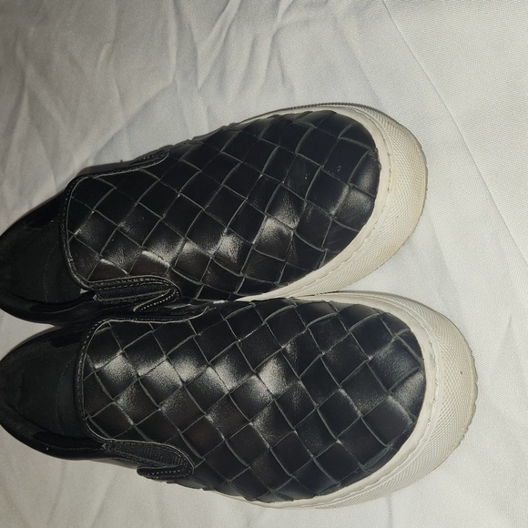 Mark Fisher Black Woven Slip-On Sneakers - Picture 2 of 7